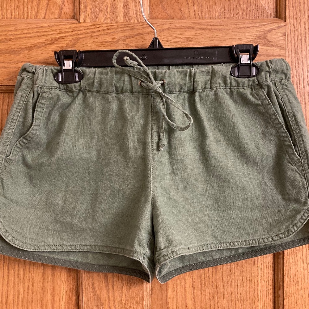 J. Crew Olive Green XS Drawstring Shorts